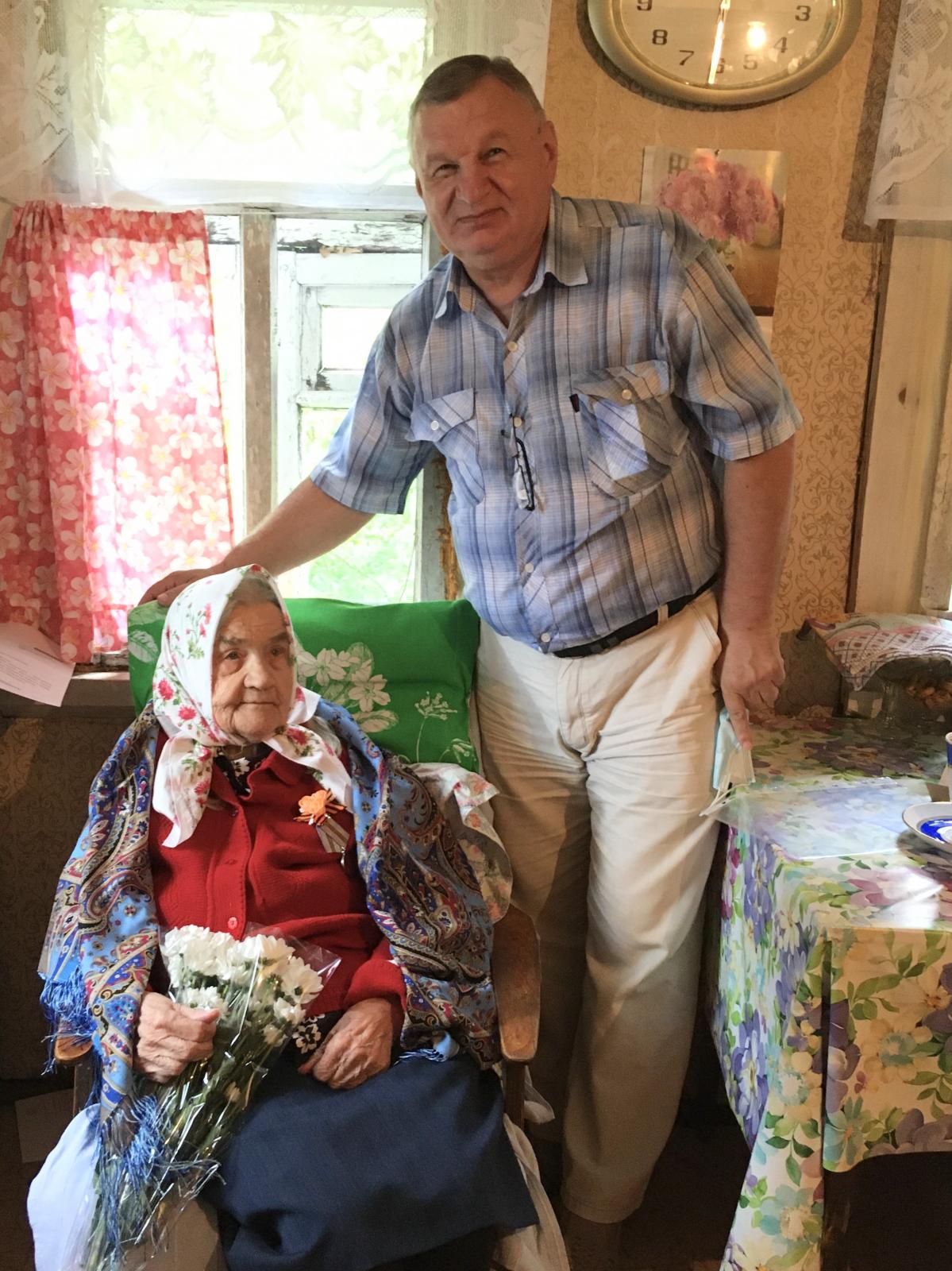 95-летний юбилей Анны Евдокимовны Потаповой